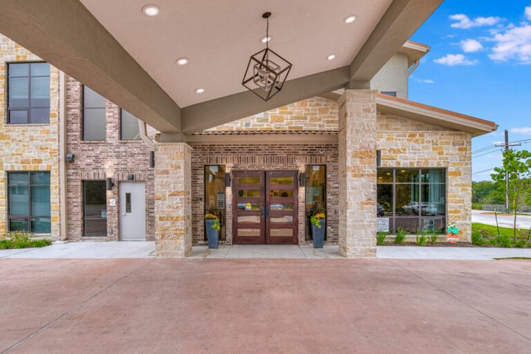 Austin Senior Living | Entrance of SoCo Village